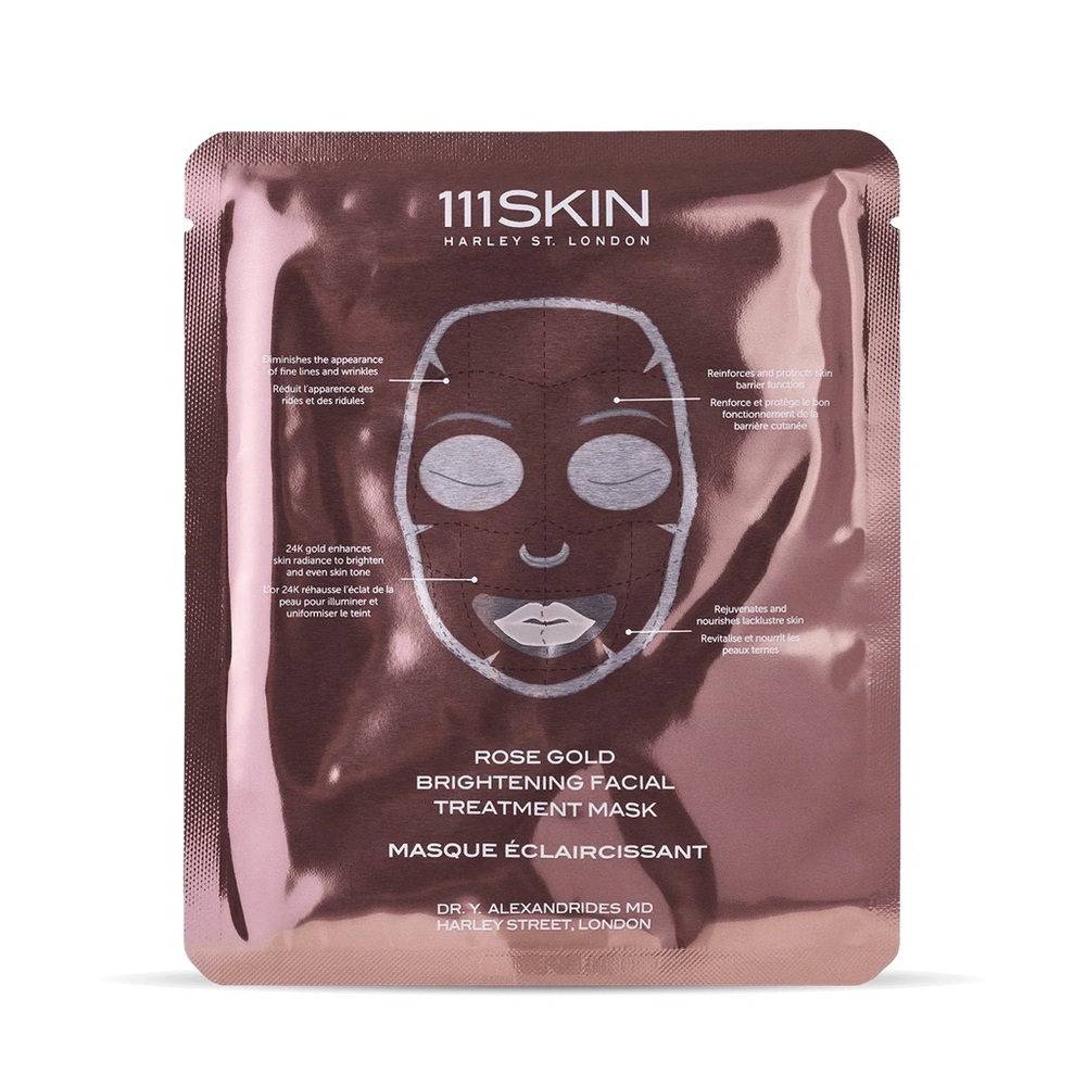 NIB 111SKIN Rose Gold Brightening Facial Treatment Masks x5 Individually Sealed - Picture 4 of 13